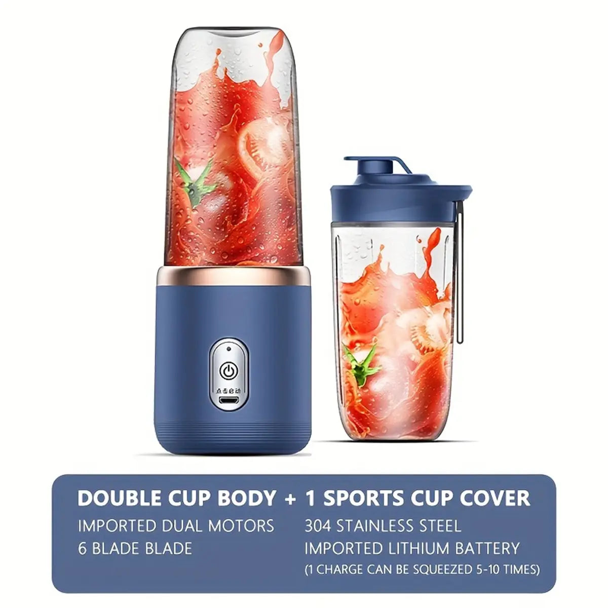 Portable Blender Fruit Juicer
